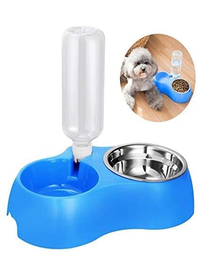 ECAPT Stainless Steel Food And Water Dispenser|Automatic Food Feeder For Pet|Cat Dog Feeding Bowl|Automatic Feeding Pet Supplies,15 cm,H_10 cm,W_10 cm - Image 2